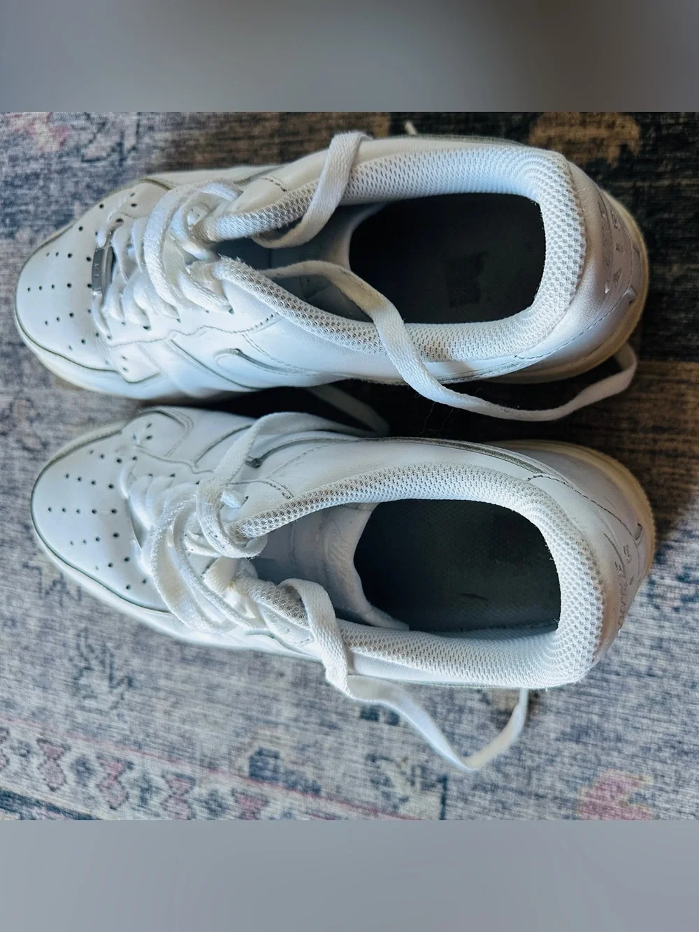 Nike Air White Men's Low-Top Leather Sneakers